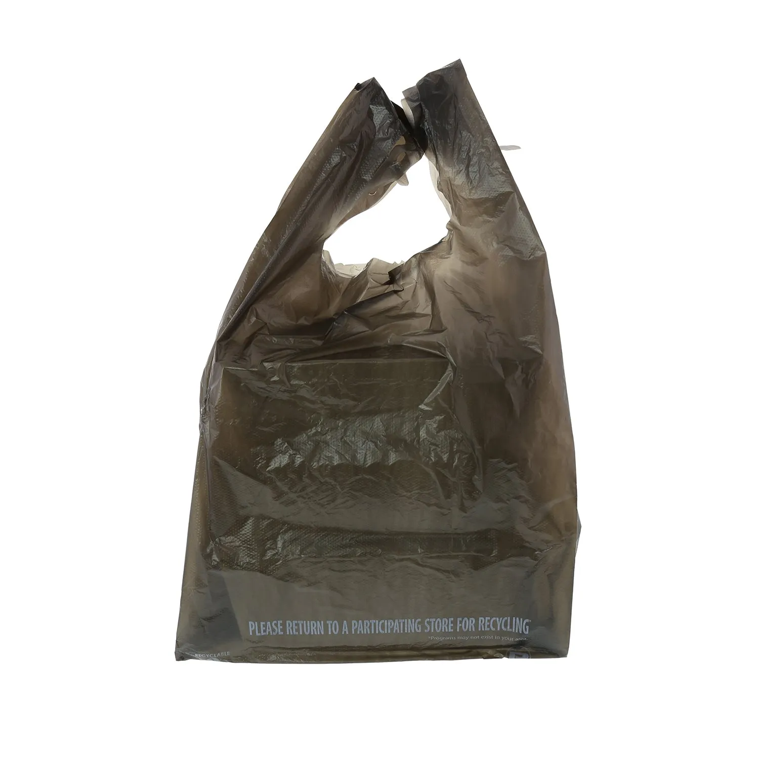11.5" x 6.5" x 21.5" 1/6 Plain Black Bags, Pack of 1,000