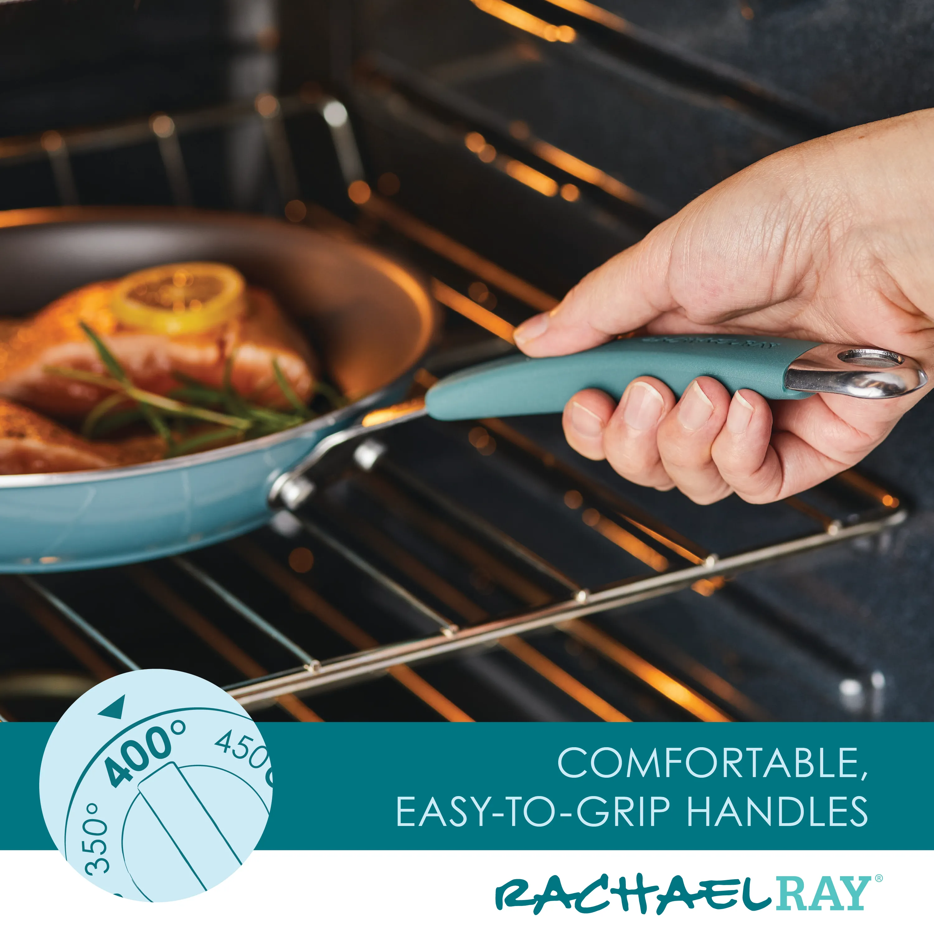 14-Piece Cucina Nonstick Cookware and Measuring Cup Set