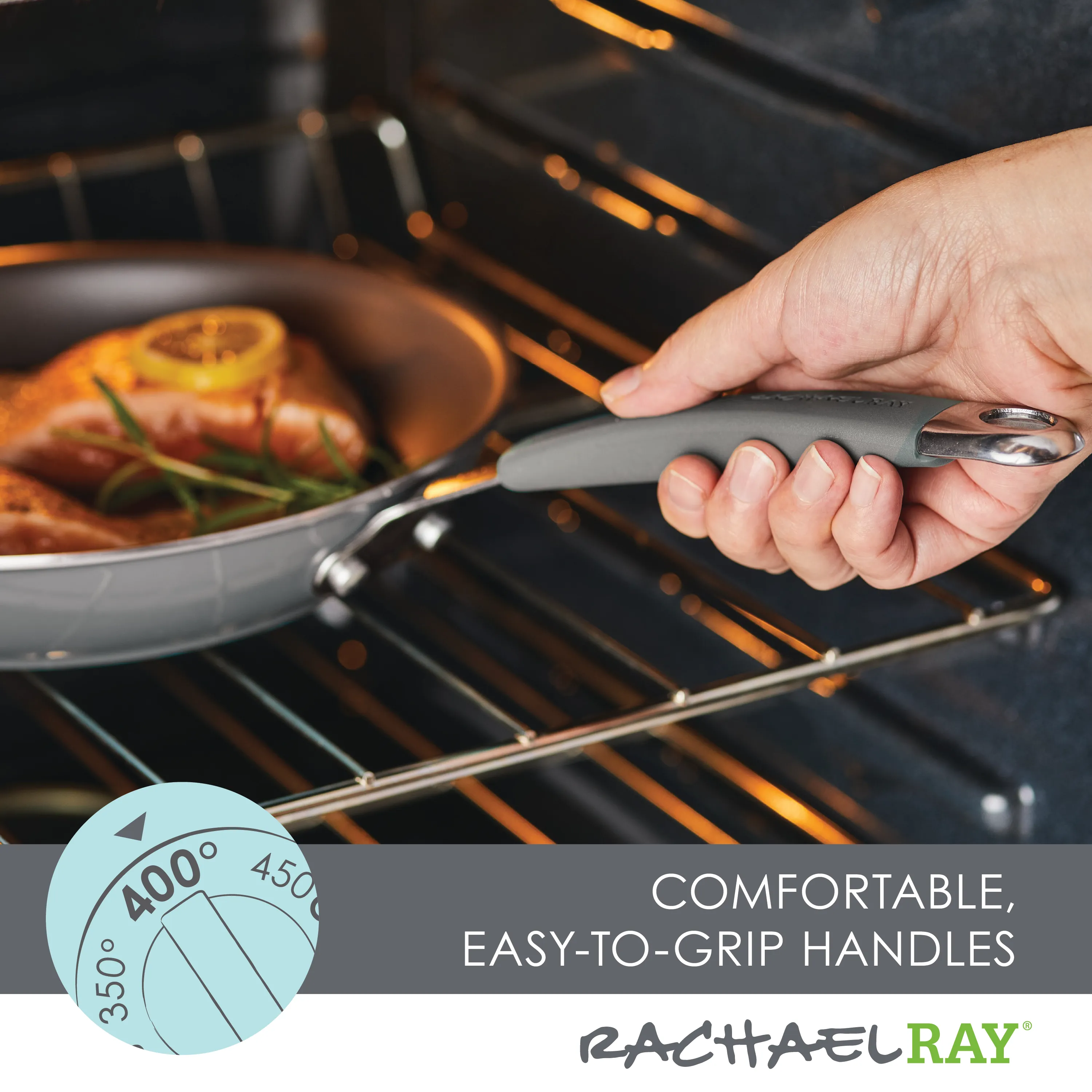 14-Piece Cucina Nonstick Cookware and Measuring Cup Set