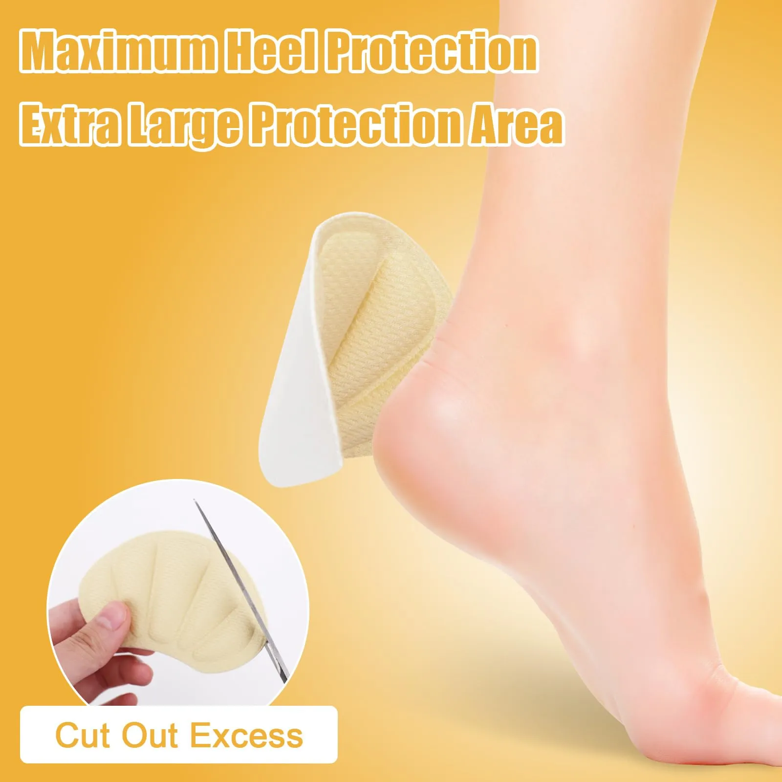 8 pairs of heel pads, heel pads shoes, heel pads shoes, heel protection for shoes, heel protection, heel pads for shoes that are too large, heel pads, shoe heel pads