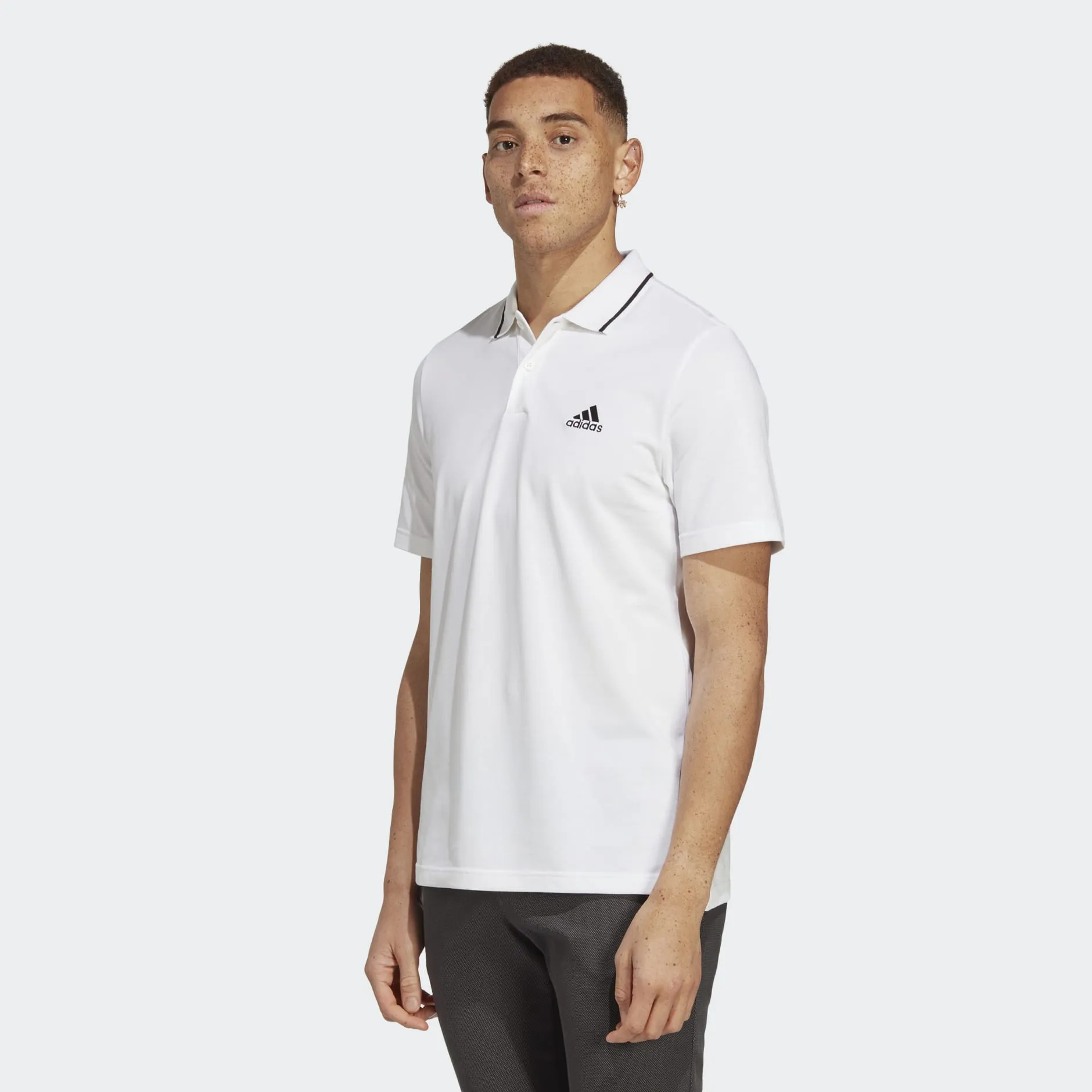 ADIDAS ESSENTIALS PIQUÉ SMALL LOGO POLO SHIRT - IC9315