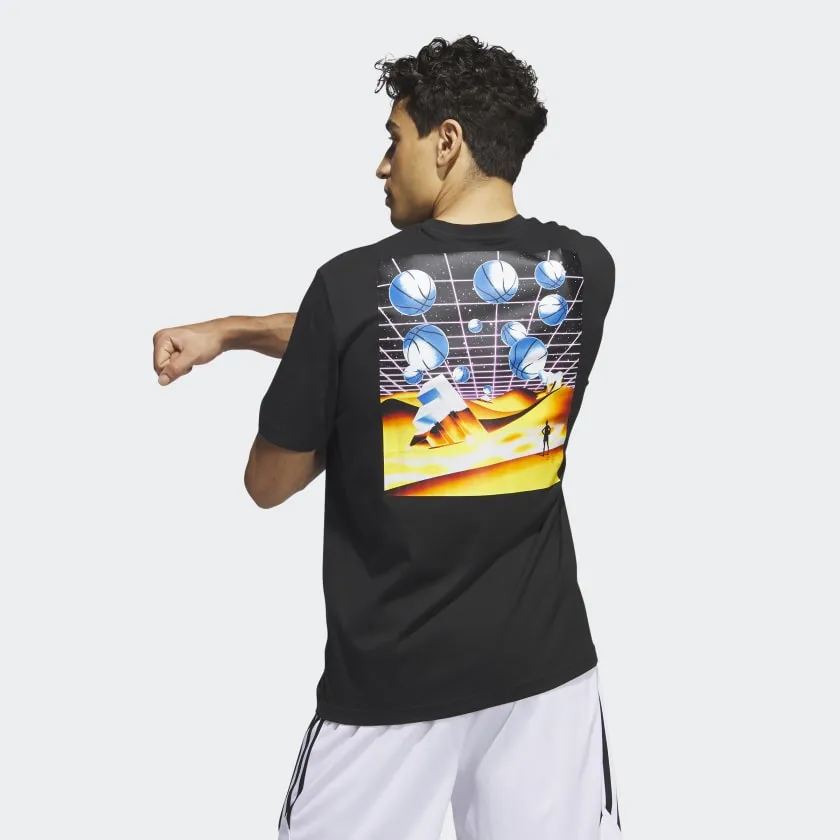 ADIDAS METAVERSE OASIS HOOPS T-SHIRT - IM4636