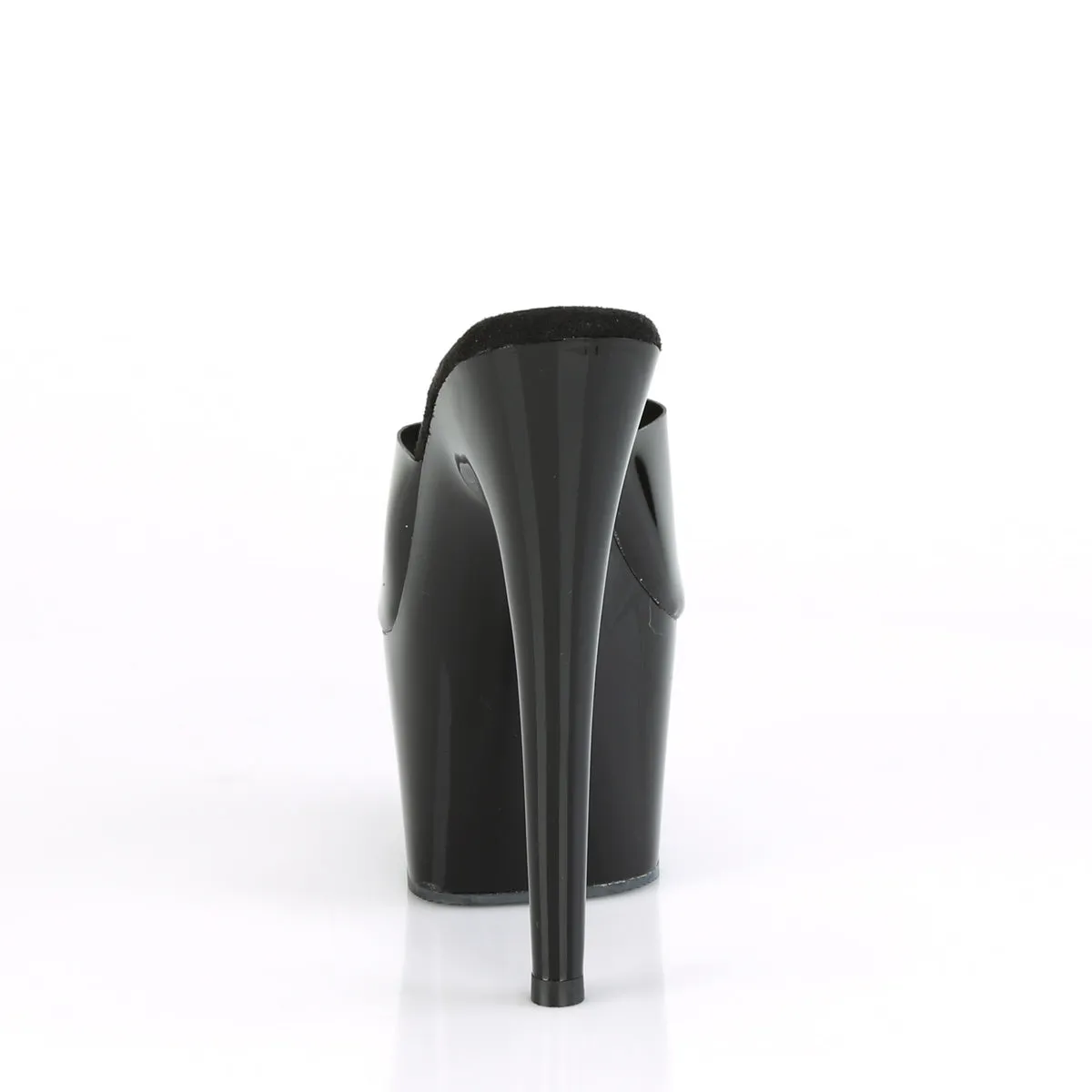 ADORE-701N Pleaser Black (Jelly-Like) TPU Sexy Platform Shoes (Pole Dancing Heels)