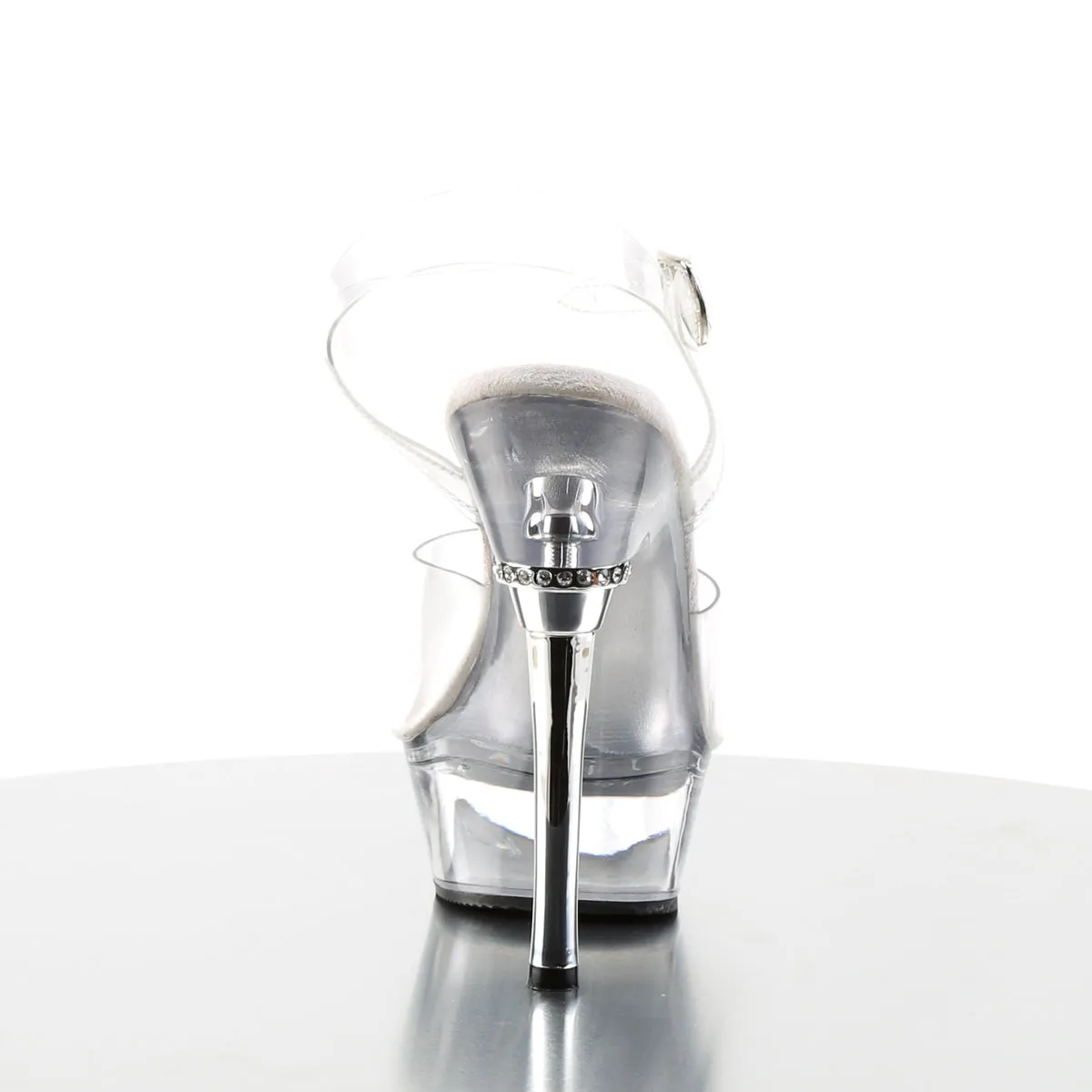 ALLURE-608 Pleaser Clear Sexy Platform Shoes (Pole Dancing Heels)