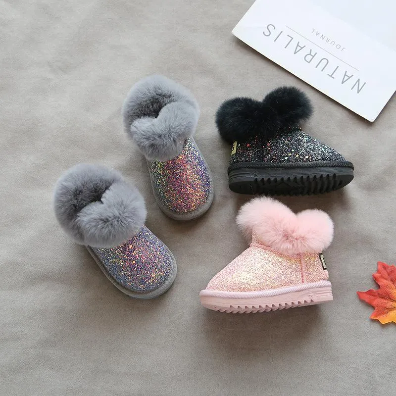 Betty Shining Plush Winter Boots
