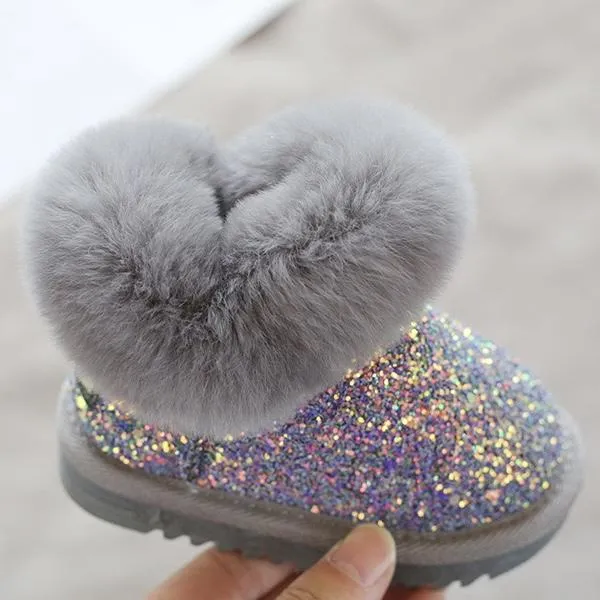 Betty Shining Plush Winter Boots