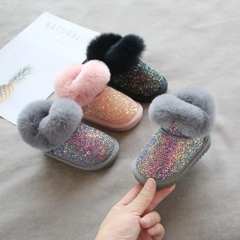 Betty Shining Plush Winter Boots