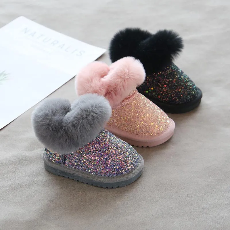 Betty Shining Plush Winter Boots