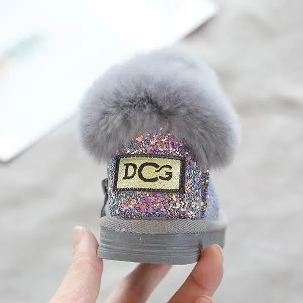Betty Shining Plush Winter Boots
