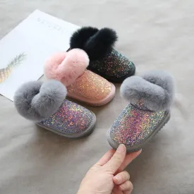 Betty Shining Plush Winter Boots