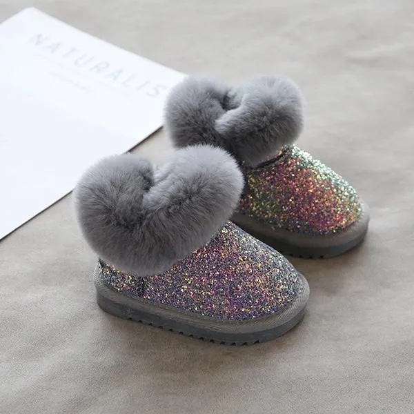 Betty Shining Plush Winter Boots