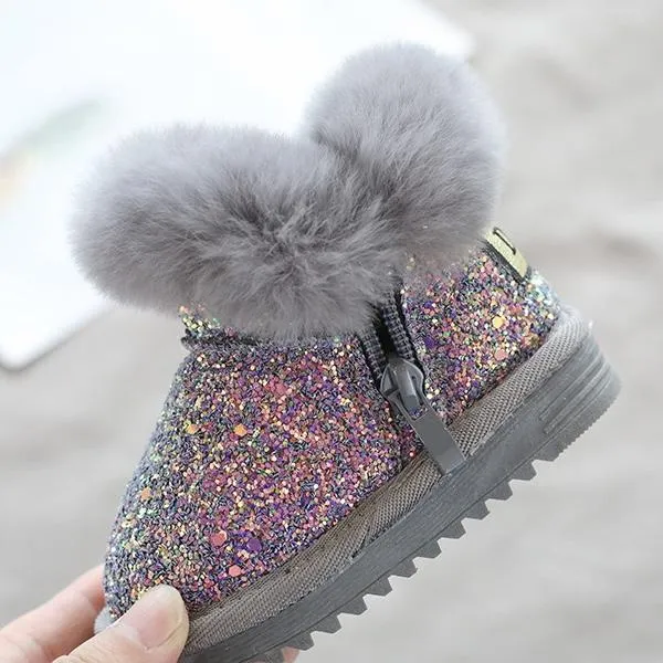 Betty Shining Plush Winter Boots