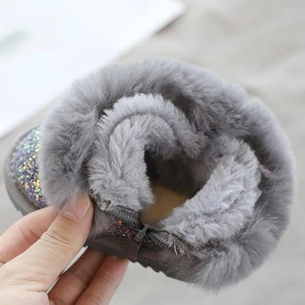 Betty Shining Plush Winter Boots