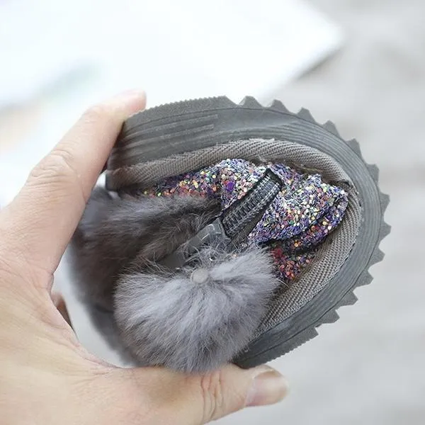 Betty Shining Plush Winter Boots