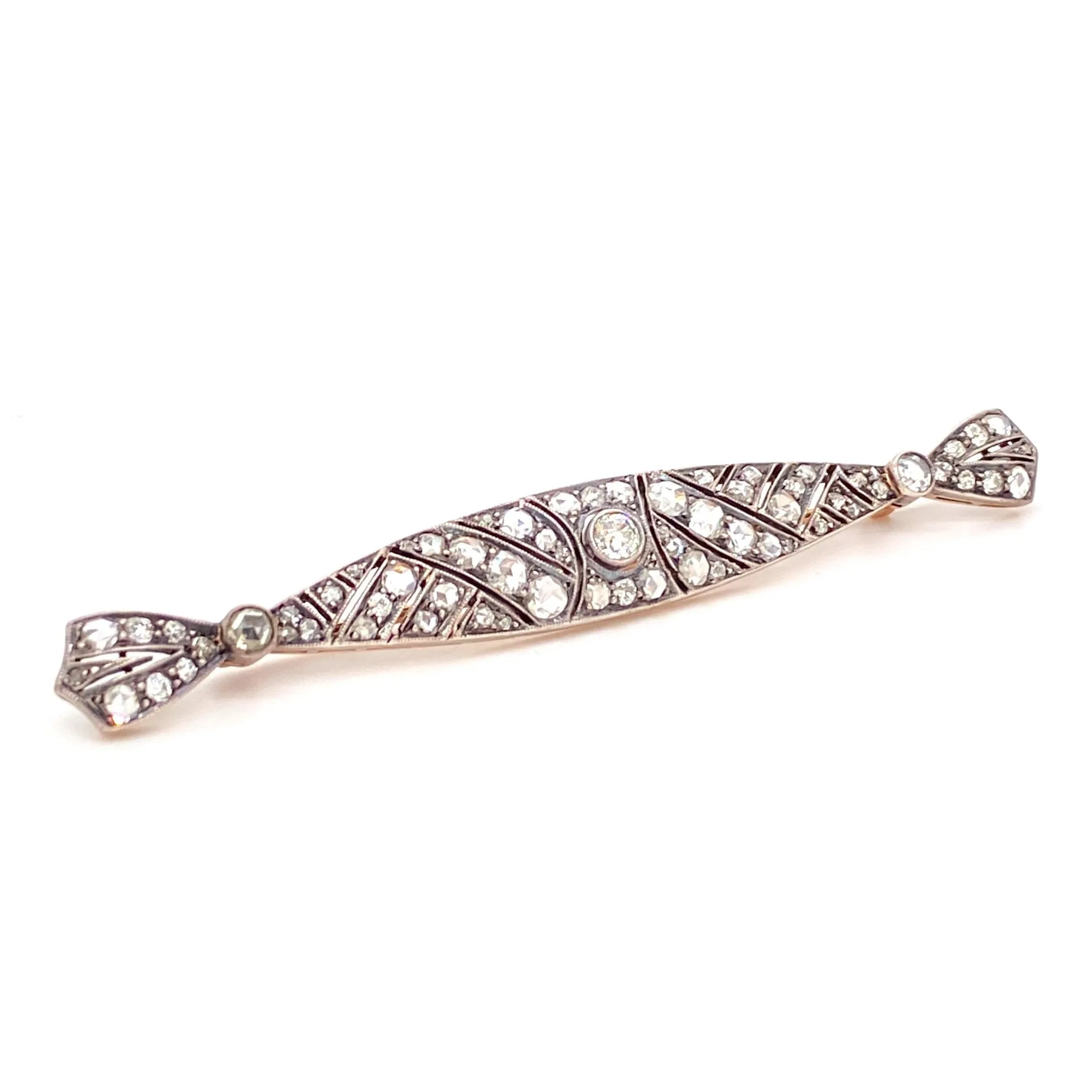Bonbons au Diamant- Exquisite Diamantenbrosche