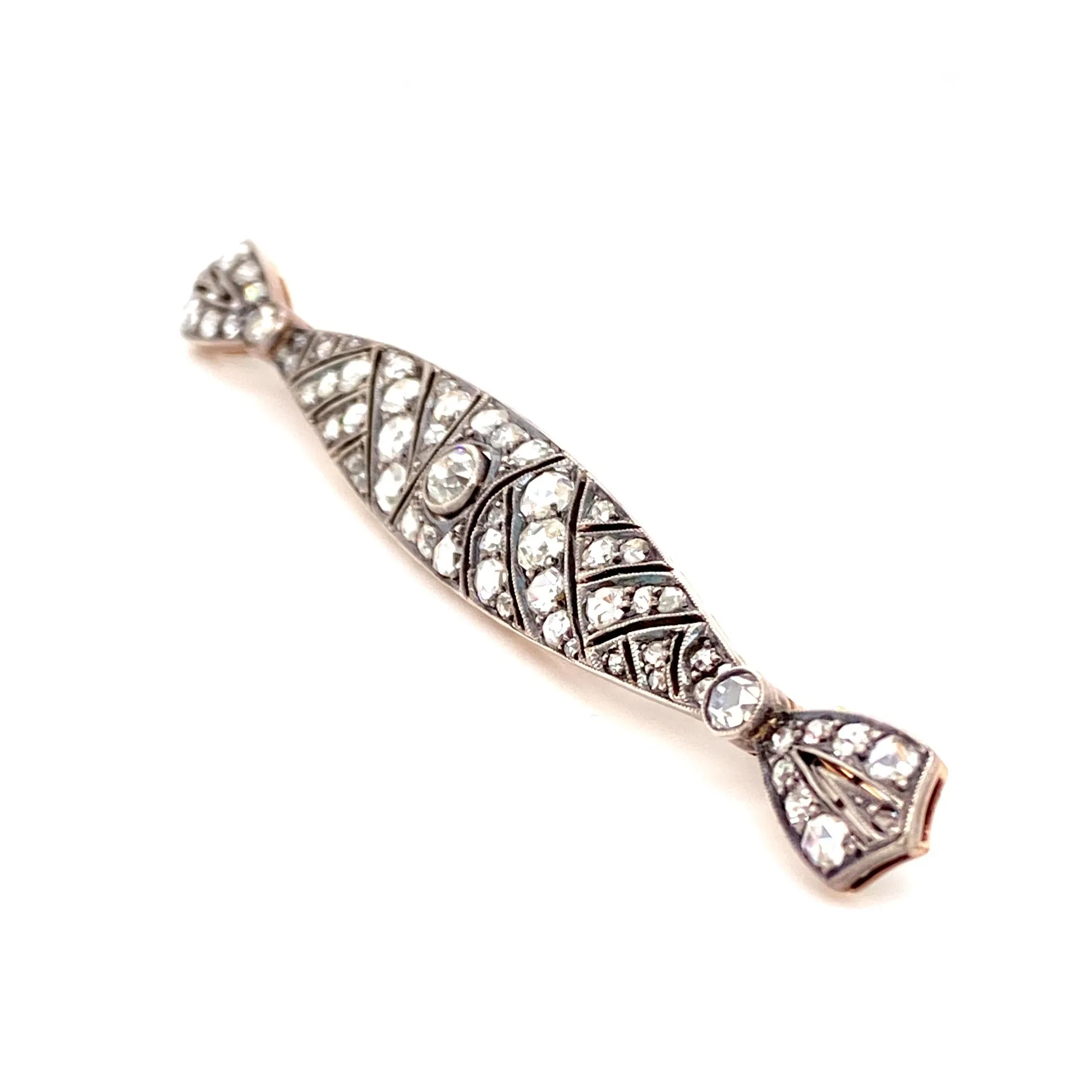 Bonbons au Diamant- Exquisite Diamantenbrosche