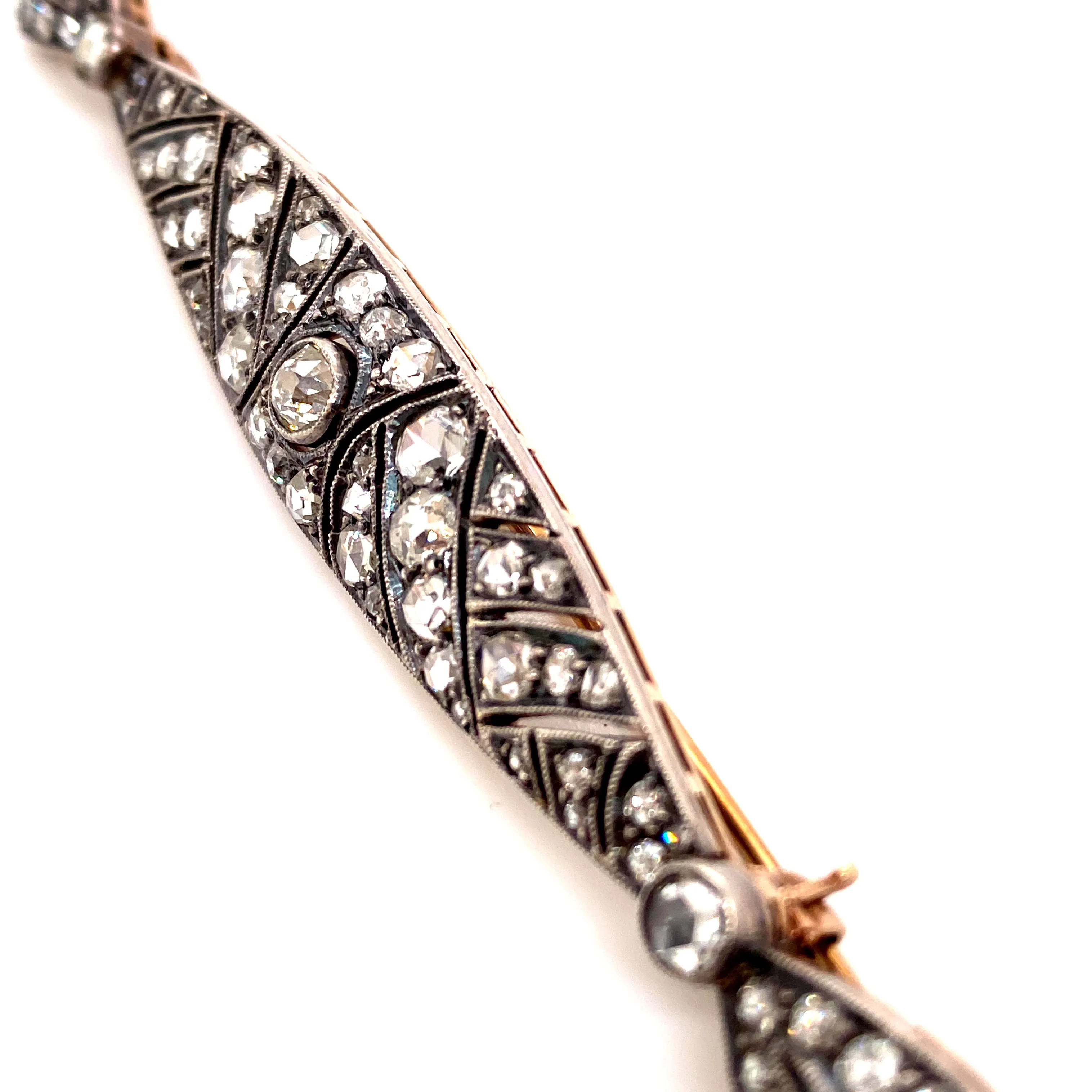 Bonbons au Diamant- Exquisite Diamantenbrosche