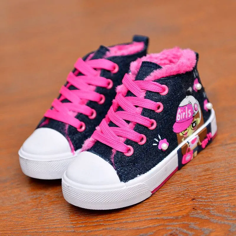 Canvas Cartoon Animation Denim Sneakers - GlamzLife