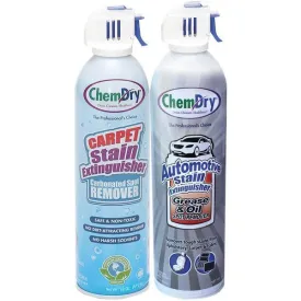 Chem-Dry C198-C990A Carpet Stain Extinguisher-Automotive Grease & Oil Spot-Remover Combo Pack