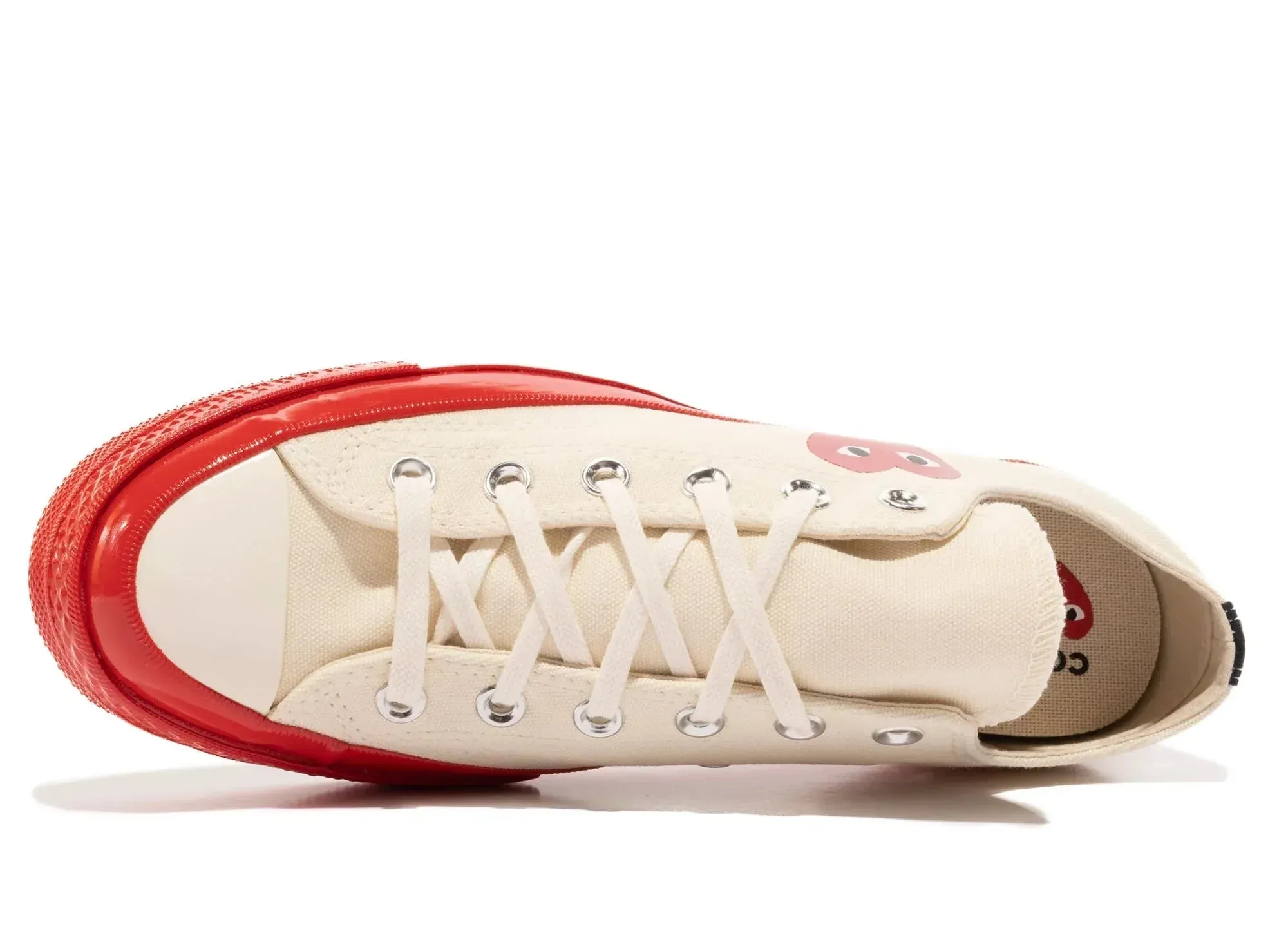 Comme Des Garçons PLAY x Converse Chuck 70 Low 'White/Red'