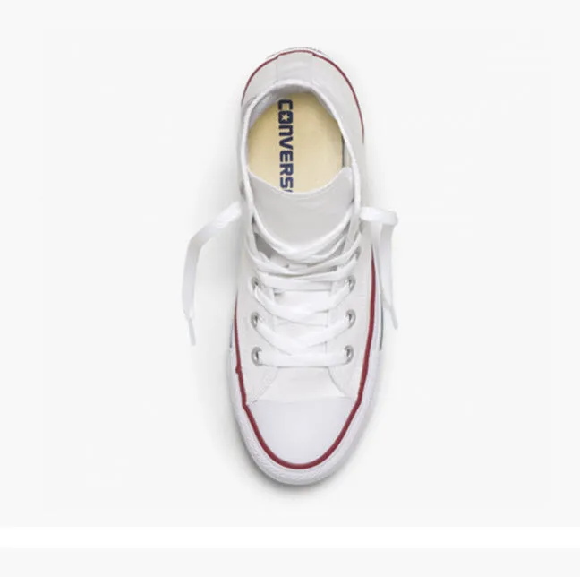 Converse Chuck Taylor All Star Classic Optical White Leather Hi Top 132169