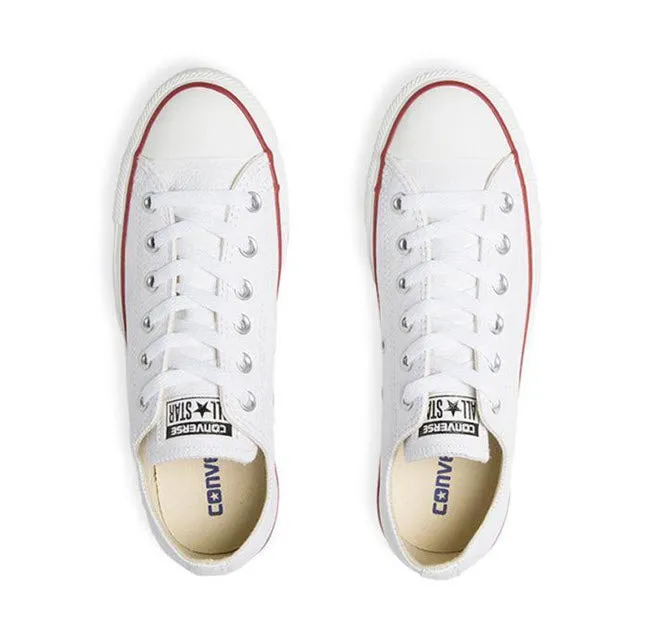 Converse Chuck Taylor All Star Classic Optical White Leather Low Top 132173