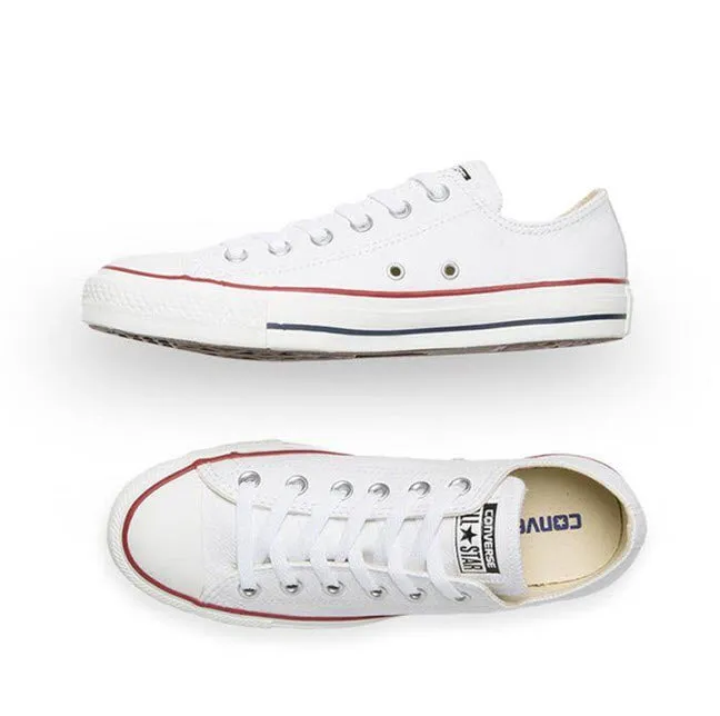 Converse Chuck Taylor All Star Classic Optical White Leather Low Top 132173