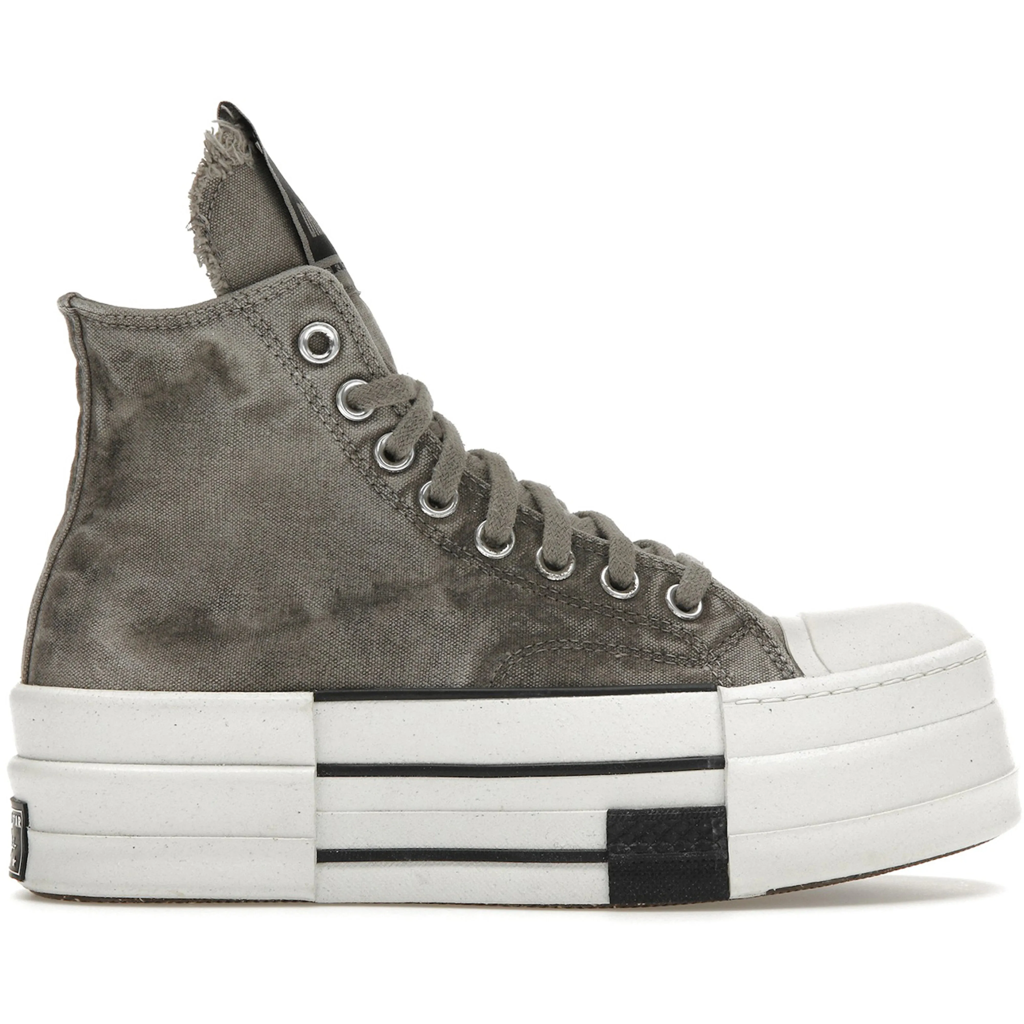 Converse DBL DRKSTAR Chuck Taylor All Star 70 Hi Rick Owens DRKSHDW Overdye Concrete