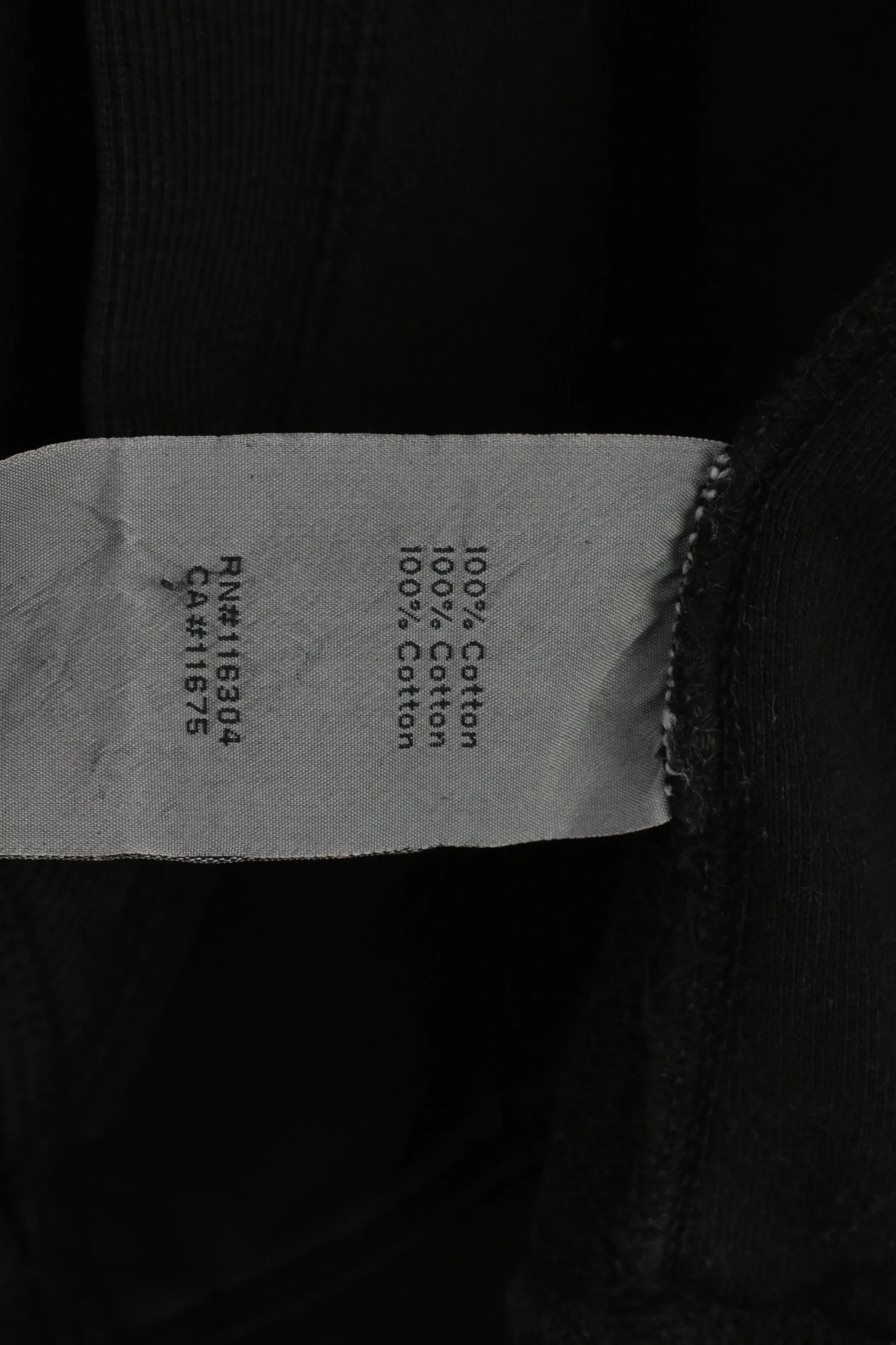 Converse Men S Sweatshirt Black Cotton Full Zipper Hood Pockets Training Hoodie Vintage Sport Top