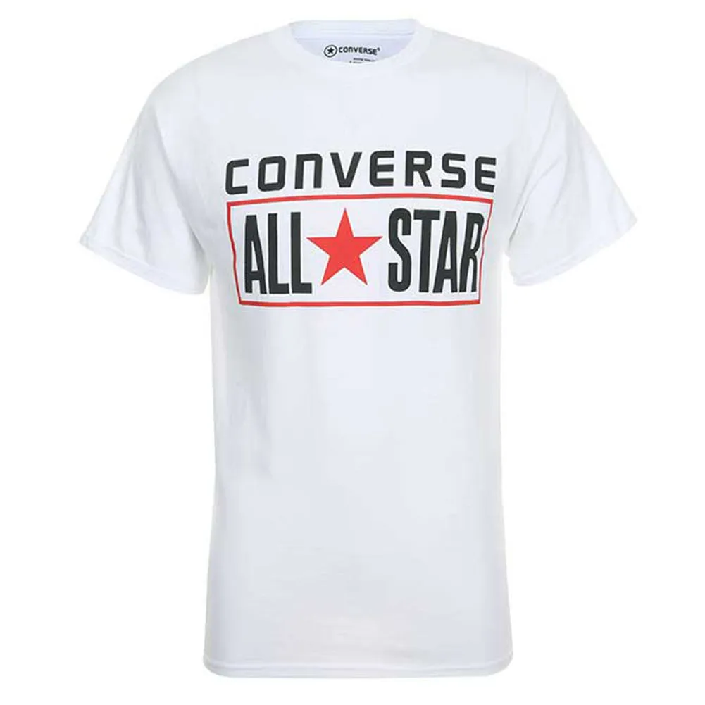 Converse Men' Short Sleeve All Star printed Cotton T Shirt