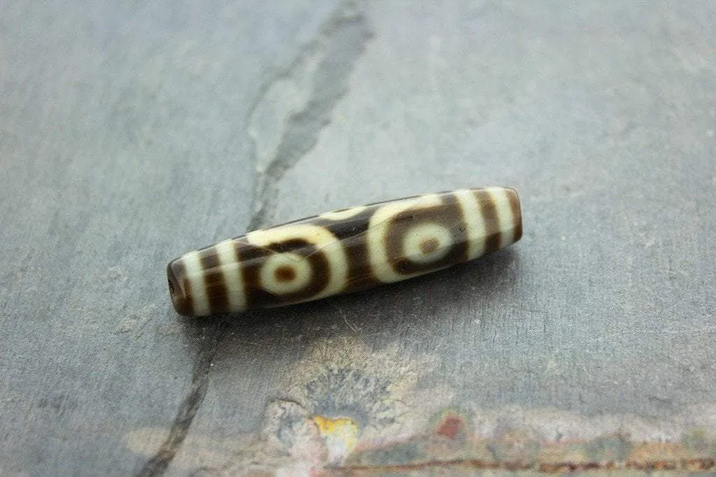 Exquisite 3 Eyed Dzi