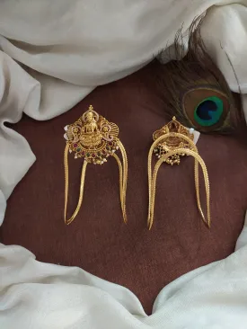 Exquisite Antique Bajuband Featuring Goddess Lakshmi
