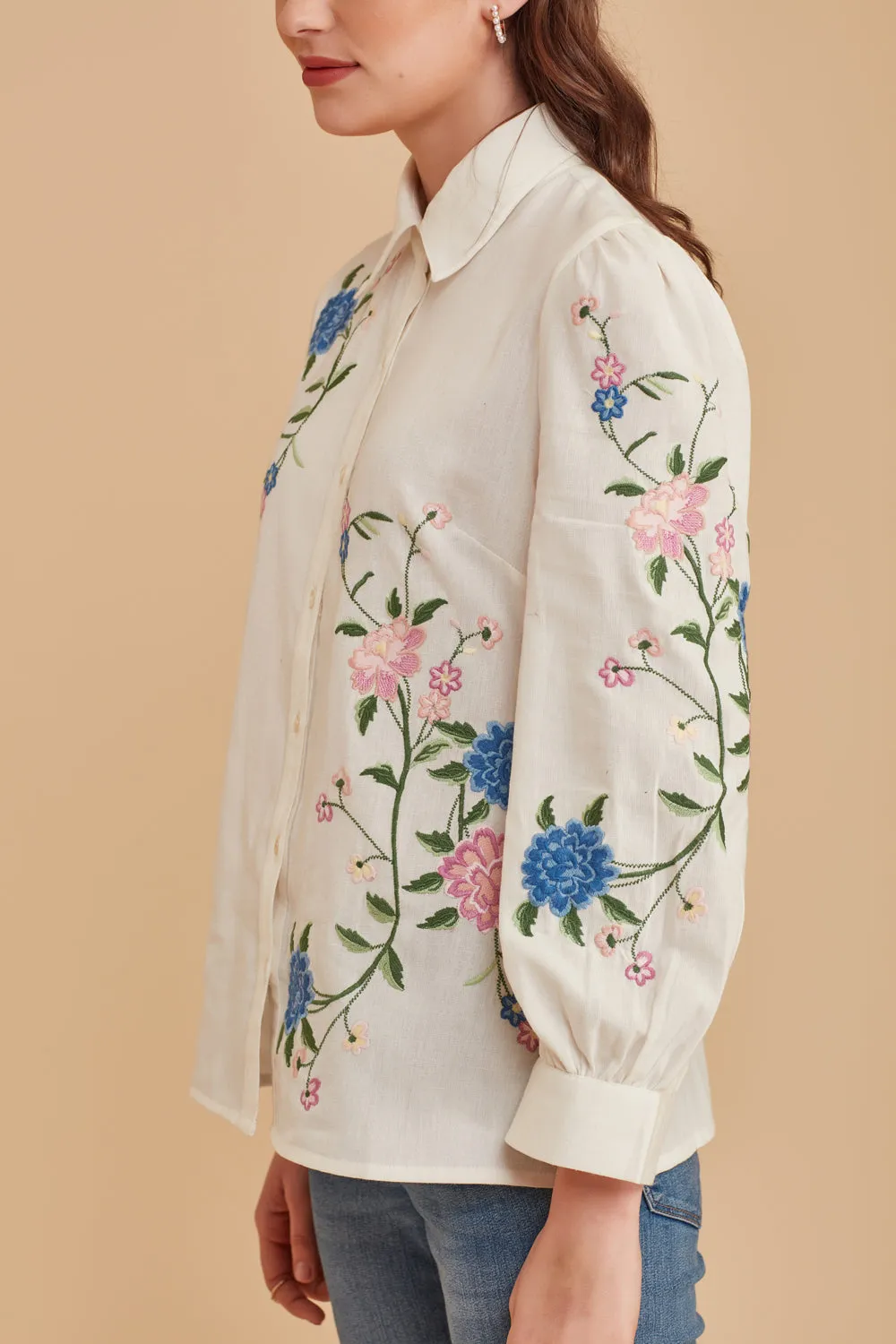 Exquisite Embroidered Shirt
