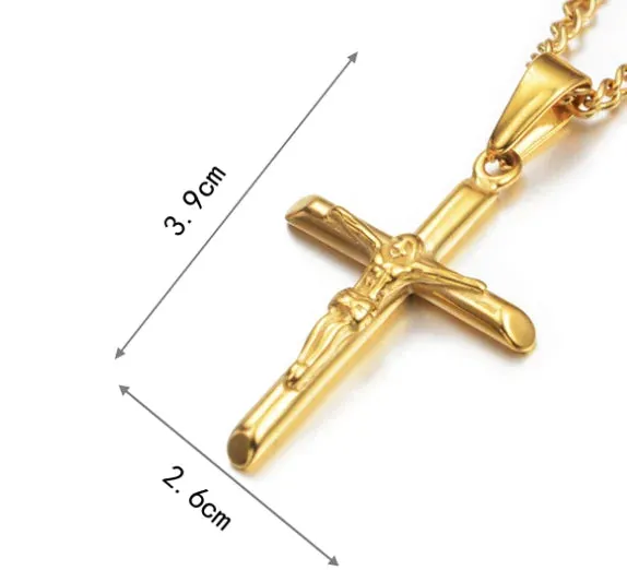 Exquisite Gold Plated Cross Necklace
