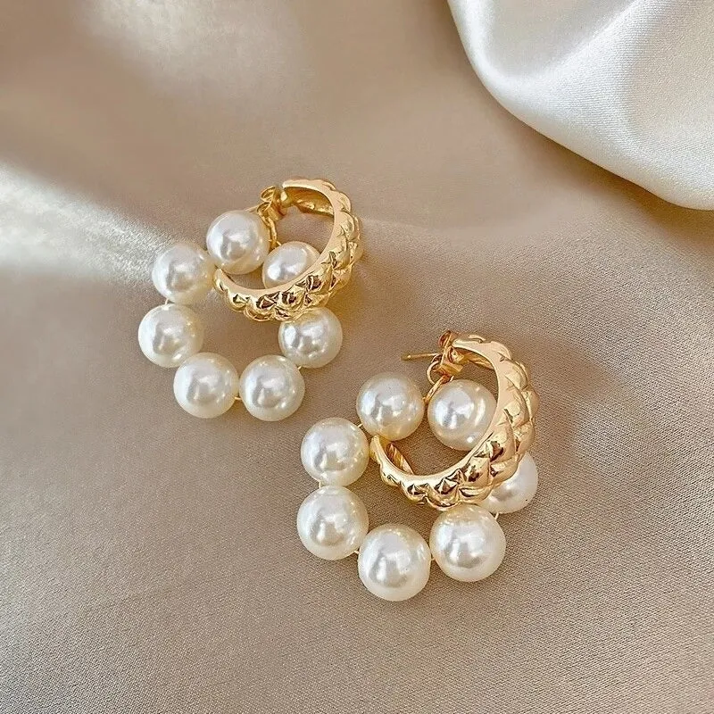 Exquisite Pearl Tassel Drop Earrings Collection