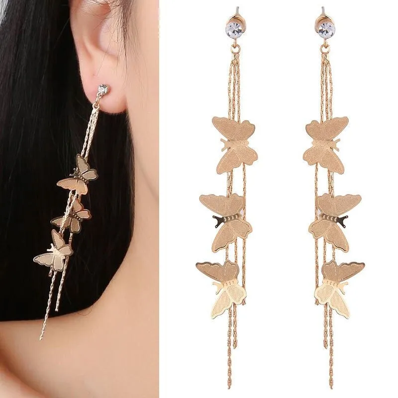 Exquisite Pearl Tassel Drop Earrings Collection