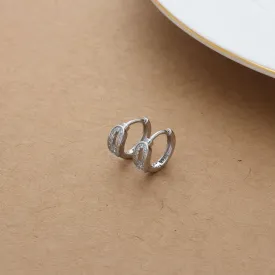 Exquisite Silver Hoop Earrings for Kids