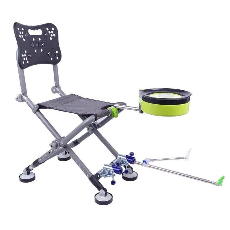 Fishing Recliner Chair with Versatile Backrest - Ultimate Angler Support