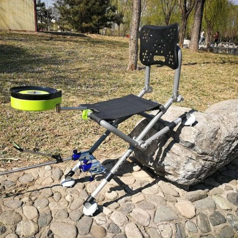 Fishing Recliner Chair with Versatile Backrest - Ultimate Angler Support