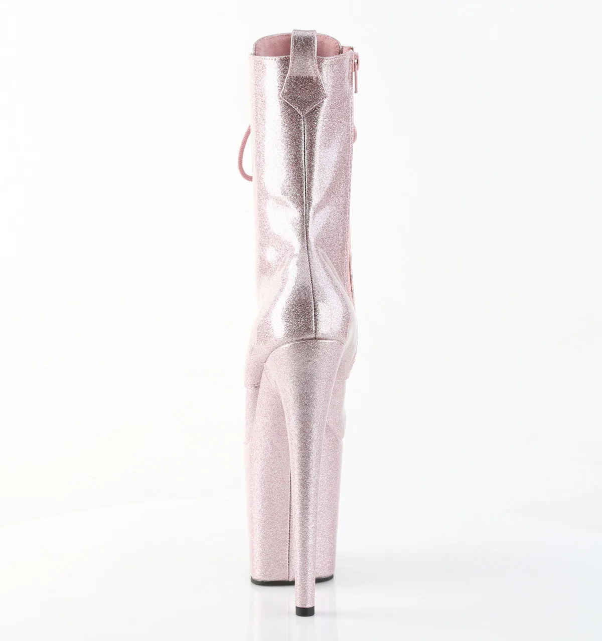 FLAMINGO-1040GP Pleaser Blush Pink Glitter Sexy Platform Shoes (Pole Dancing Heels)