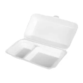 Fomo Food Tray No.30 2-Division Clamshell 75pack