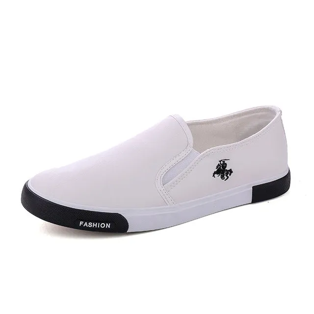 (Free Shipping) Mens Slip On Breathable High Quality Casual Leather Casual Shoes (Free Shipping)
