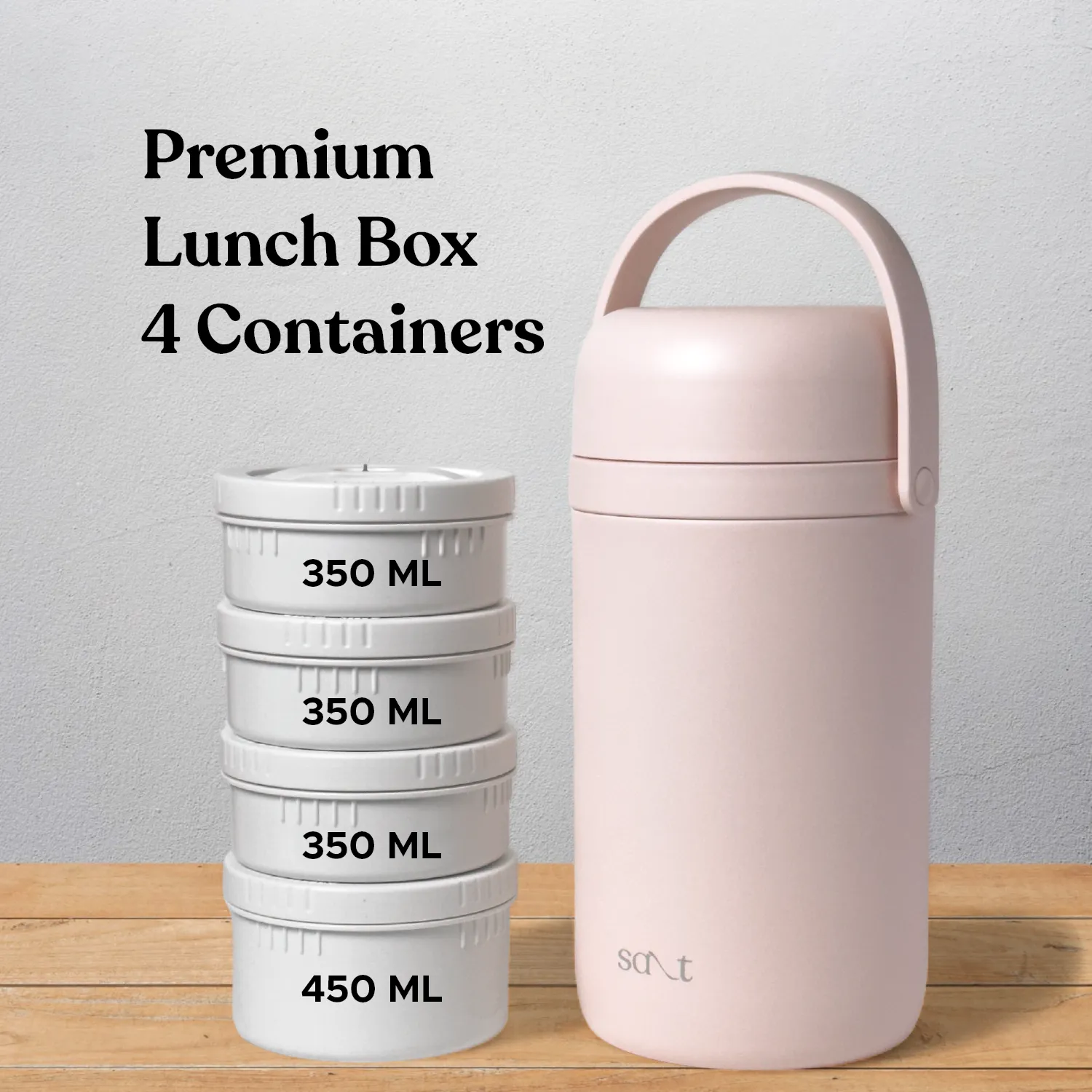 FreshBite Pro - 4 containers Insulated Lunch Box