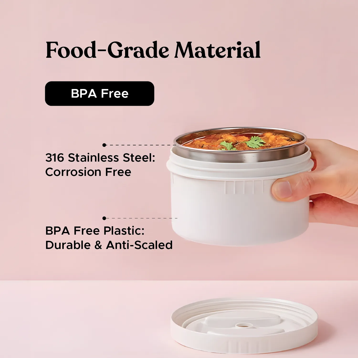 FreshBite Pro - 4 containers Insulated Lunch Box