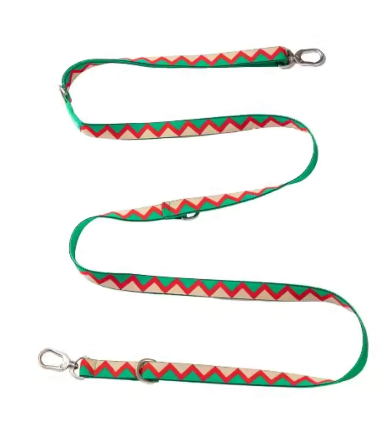 HiDREAM Durable Rainbow Multi-functional 210cm Nylon Dog Leash for Small Medium Large Dogs