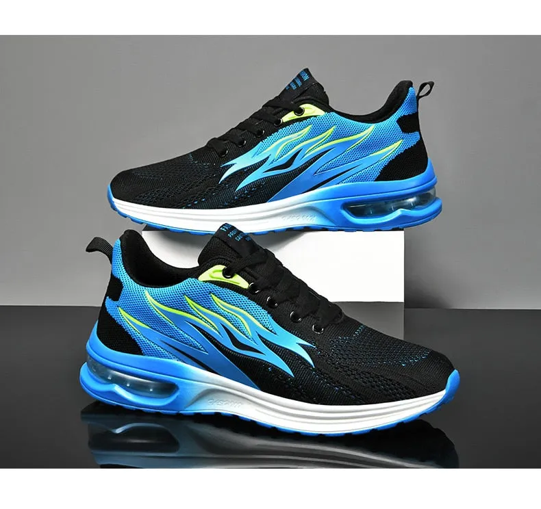 Hnzxzm Men Sneakers Air Cushion Running Shoes for Women Mesh Fashion Footwear Men Casual Sport Shoes Big Size 46 Breathe Tennis Shoes
