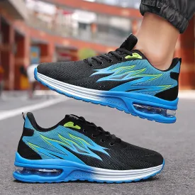 Hnzxzm Men Sneakers Air Cushion Running Shoes for Women Mesh Fashion Footwear Men Casual Sport Shoes Big Size 46 Breathe Tennis Shoes