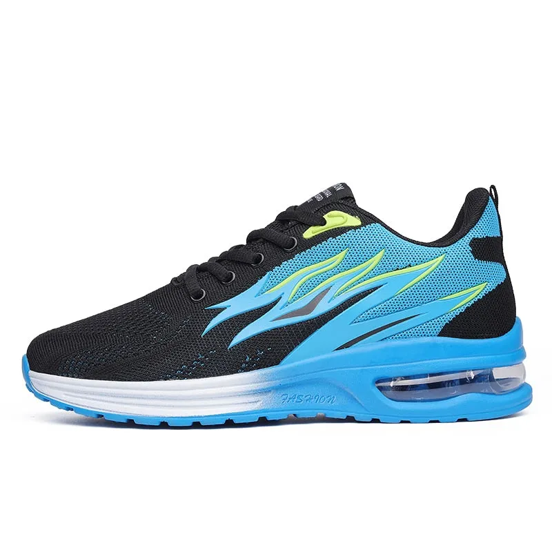 Hnzxzm Men Sneakers Air Cushion Running Shoes for Women Mesh Fashion Footwear Men Casual Sport Shoes Big Size 46 Breathe Tennis Shoes