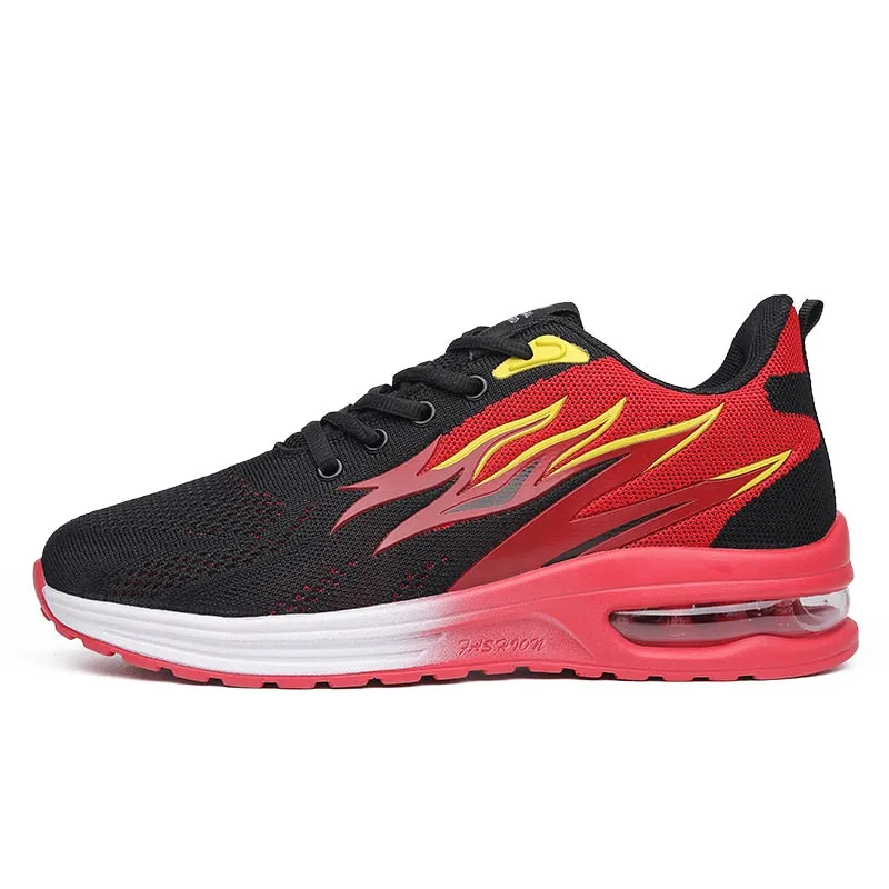Hnzxzm Men Sneakers Air Cushion Running Shoes for Women Mesh Fashion Footwear Men Casual Sport Shoes Big Size 46 Breathe Tennis Shoes