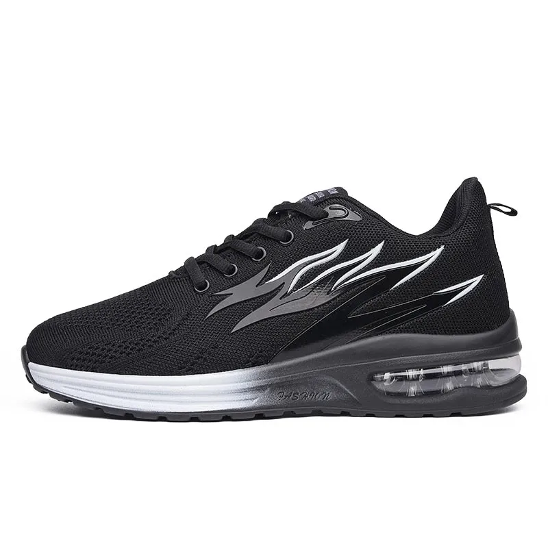 Hnzxzm Men Sneakers Air Cushion Running Shoes for Women Mesh Fashion Footwear Men Casual Sport Shoes Big Size 46 Breathe Tennis Shoes